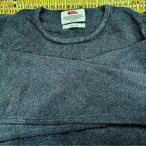 Fjallraven kiruna knit sweater men’s blue size med